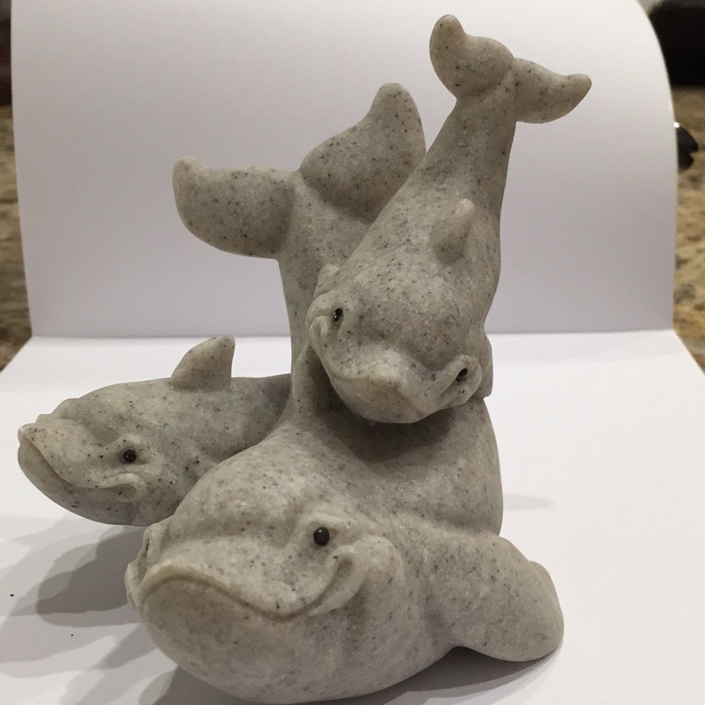 Quarry Critters “Dotti’s Darlings” three dolphins